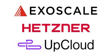 Exoscale, Hetzner, UpCloud